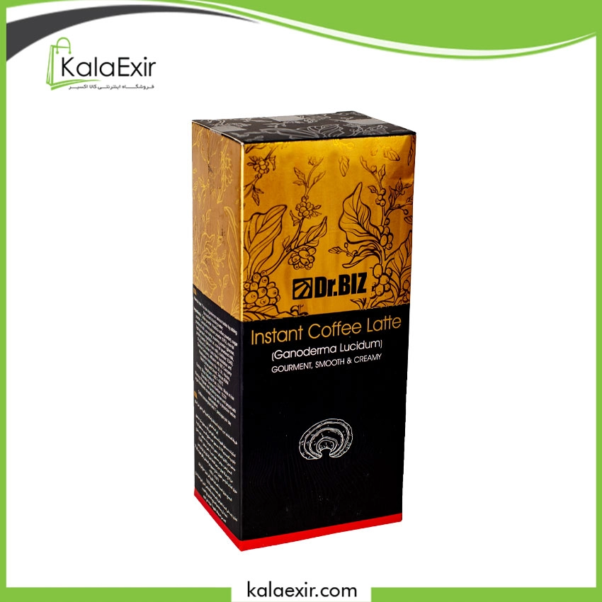 تصویر قهوه لاته گانودرما