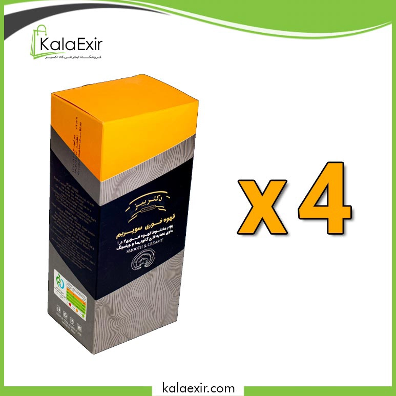 تصویر قهوه سوپریم دکتر بیز گانودرما پک 4 عددی