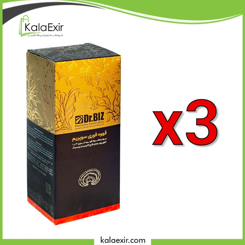 تصویر قهوه گانودرما سوپریم پک 3 عددی