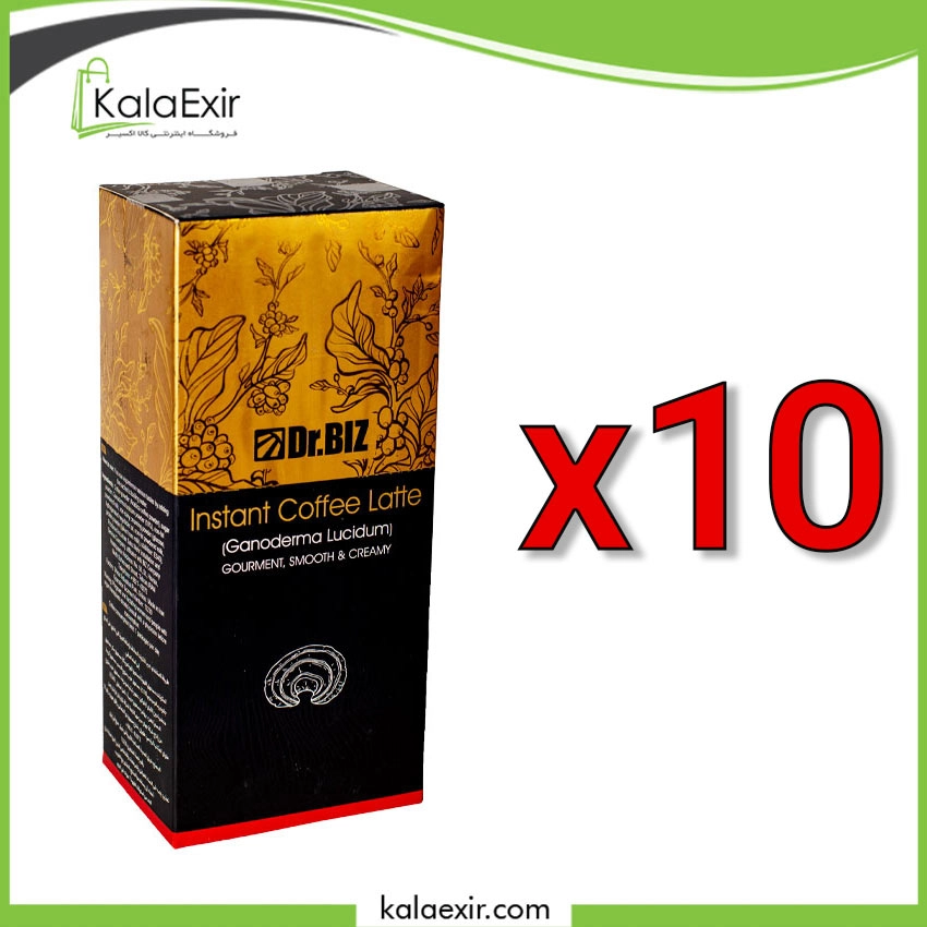 تصویر قهوه لاته دکتر بیز پک 10 عددی