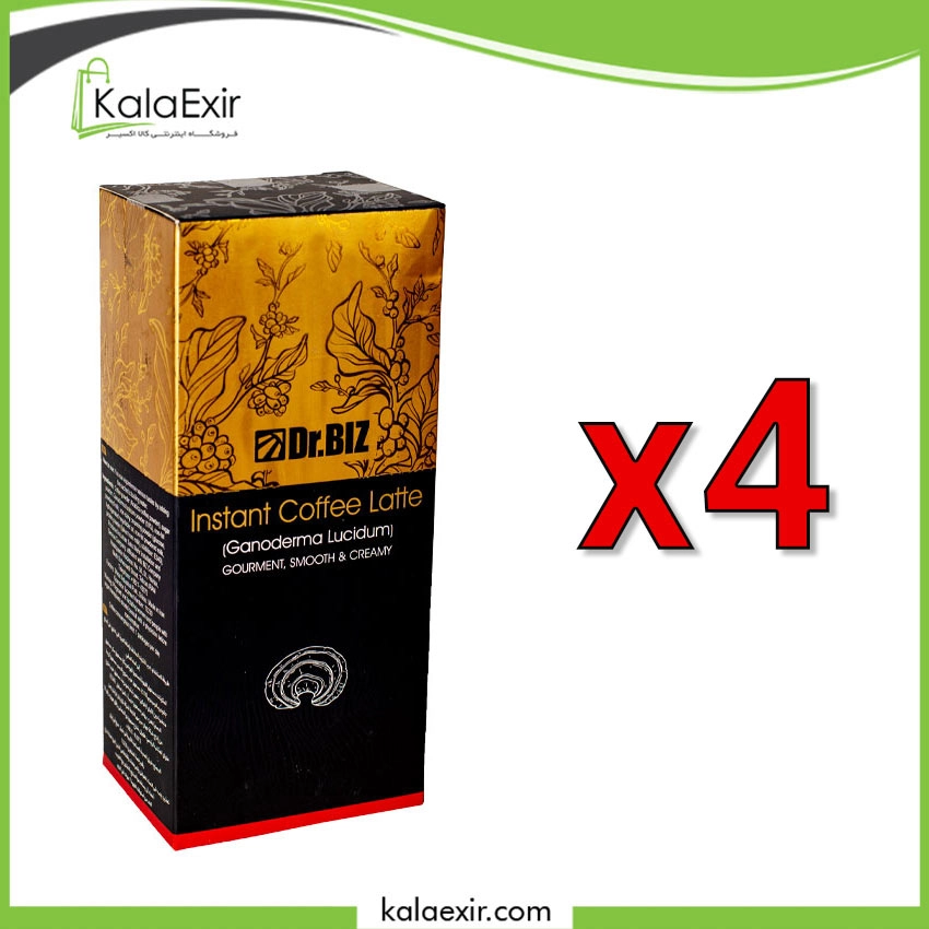تصویر کافه لاته گانودرما دکتر بیز پک 4 عددی