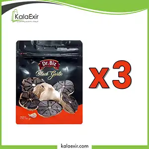 سیر سیاه دکتر بیز پک 3 عددی بلک گارلیک
